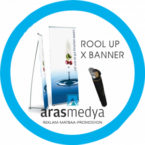 Aras Reklamcılık Rool up X Banner